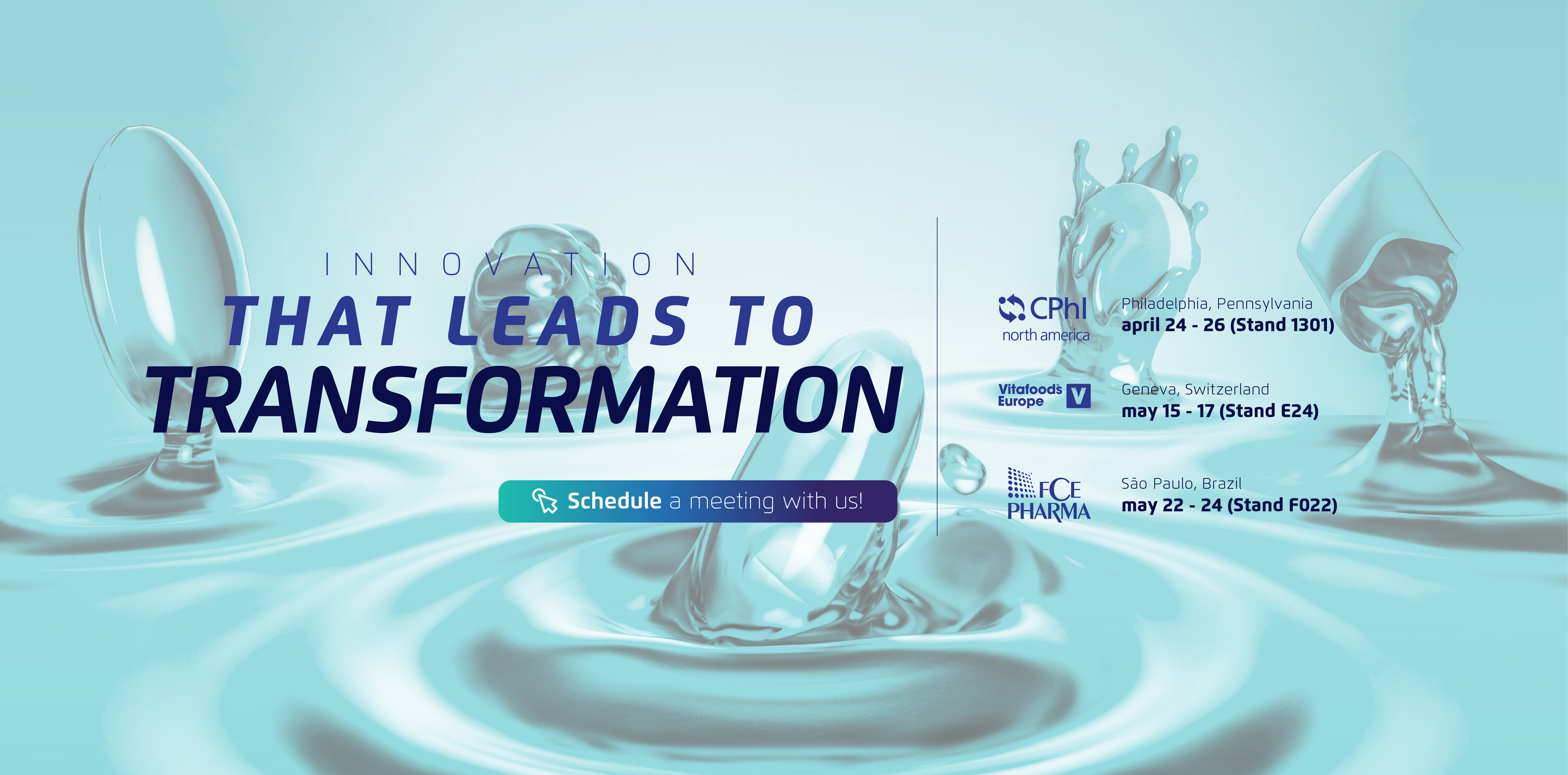 Innovation that leads to transformation: Join us during CPhI and live the Softigel experience!
